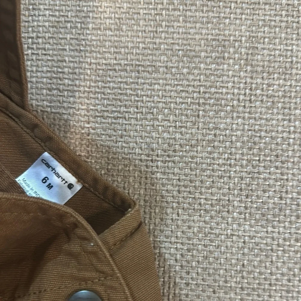 Carhartt Brown Overalls Sturdy Cotton Adjustable Straps